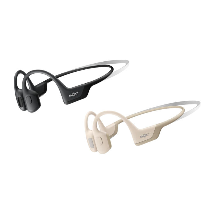 SHOKZ OpenRun Pro Mini | Écouteurs à conduction osseuse - Sport - Bluetooth - 10 Heures d'autonomie - Beige-SONXPLUS Rivière-du-Loup