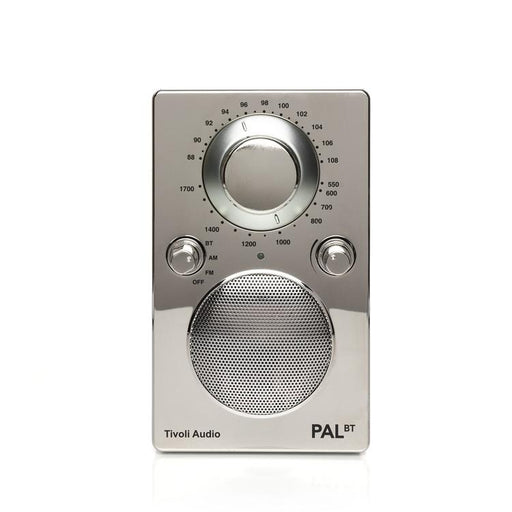 Tivoli PAL BT | Radio Am/Fm portatif - Jusqu'à 12 heures d'autonomie - Bluetooth - Chrome-SONXPLUS Rivière-du-Loup