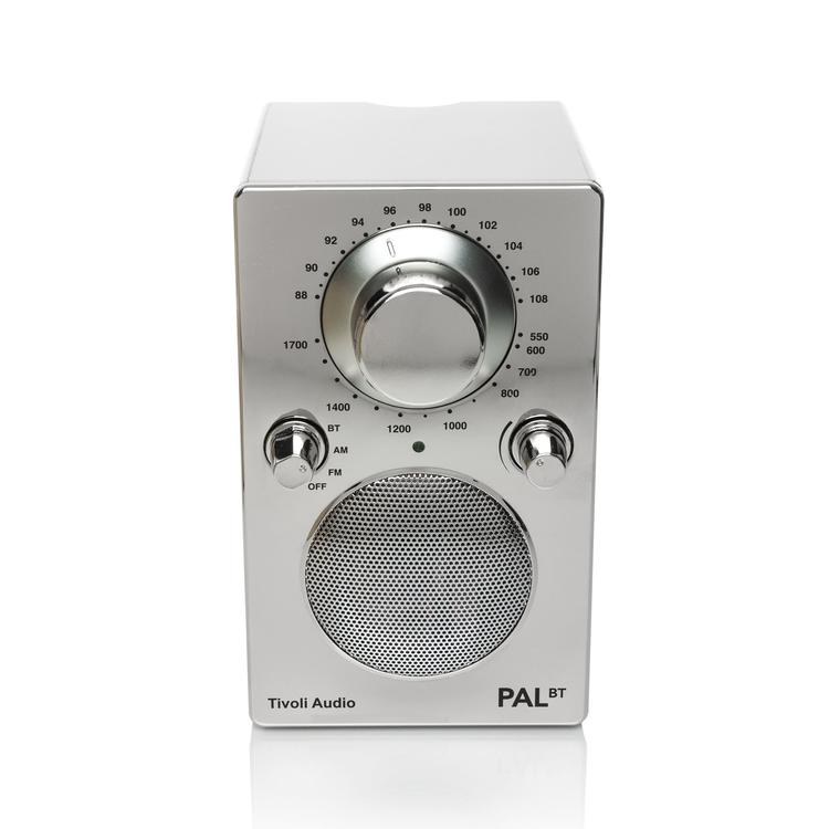 Tivoli PAL BT | Radio Am/Fm portatif - Jusqu'à 12 heures d'autonomie - Bluetooth - Chrome-SONXPLUS Rivière-du-Loup