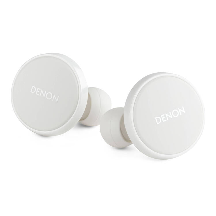 Denon PERL PRO | Écouteurs intra-auriculaires - Sans fil - Bluetooth - Technologie Masimo Adaptive Acoustic - Blanc-SONXPLUS Rivière-du-Loup