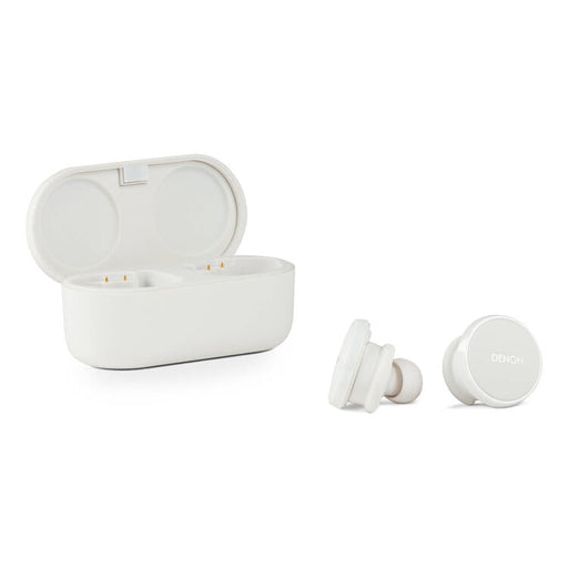 Denon PERL PRO | Écouteurs intra-auriculaires - Sans fil - Bluetooth - Technologie Masimo Adaptive Acoustic - Blanc-SONXPLUS Rivière-du-Loup