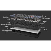 Keychron K8 Pro 300202 | Clavier Aluminium RGB - Sans fil et filaire - 4000 mAh-SONXPLUS Rivière-du-Loup