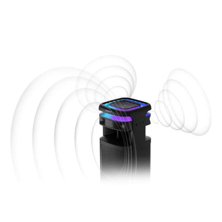 Sony ULT Tower 10 | Haut-parleur filaire - Bluetooth - Graves massives - Karaoké - Noir-SONXPLUS Rivière-du-Loup