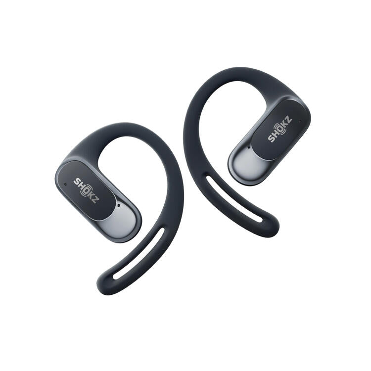SHOKZ OpenFit Air | Écouteurs conduction osseuse - Jusqu'à 28 heures d'écoute - Bluetooth - Noir-SONXPLUS Rivière-du-Loup