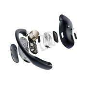 SHOKZ OpenFit Air | Écouteurs conduction osseuse - Jusqu'à 28 heures d'écoute - Bluetooth - Noir-SONXPLUS Rivière-du-Loup
