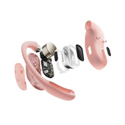 SHOKZ OpenFit Air | Écouteurs conduction osseuse - Jusqu'à 28 heures d'écoute - Bluetooth - Rose-SONXPLUS Rivière-du-Loup