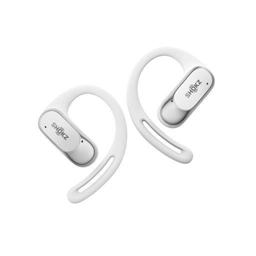 SHOKZ OpenFit Air | Écouteurs conduction osseuse - Jusqu'à 28 heures d'écoute - Bluetooth - Blanc-SONXPLUS Rivière-du-Loup