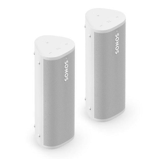 Sonos | Ensemble Aventure - 2 Haut-parleurs Roam 2 portatifs - Bluetooth - Étanche - Blanc-SONXPLUS Rivière-du-Loup