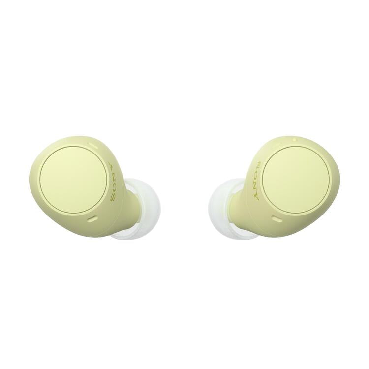 Sony WF-C510 | Écouteurs intra-auriculaires - 100% Sans fil - Bluetooth - Microphone - Jusqu'à 22 heures d'autonomie - IPX4 - Jaune-SONXPLUS Rivière-du-Loup