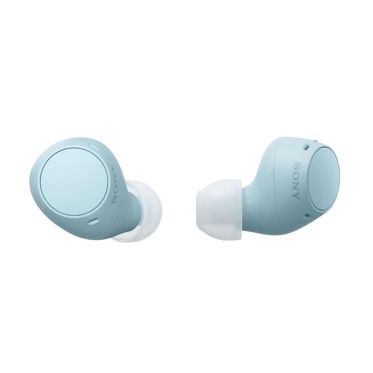 Sony WF-C510 | Écouteurs intra-auriculaires - 100% Sans fil - Bluetooth - Microphone - Jusqu'à 22 heures d'autonomie - IPX4 - Bleu Pâle-SONXPLUS Rivière-du-Loup
