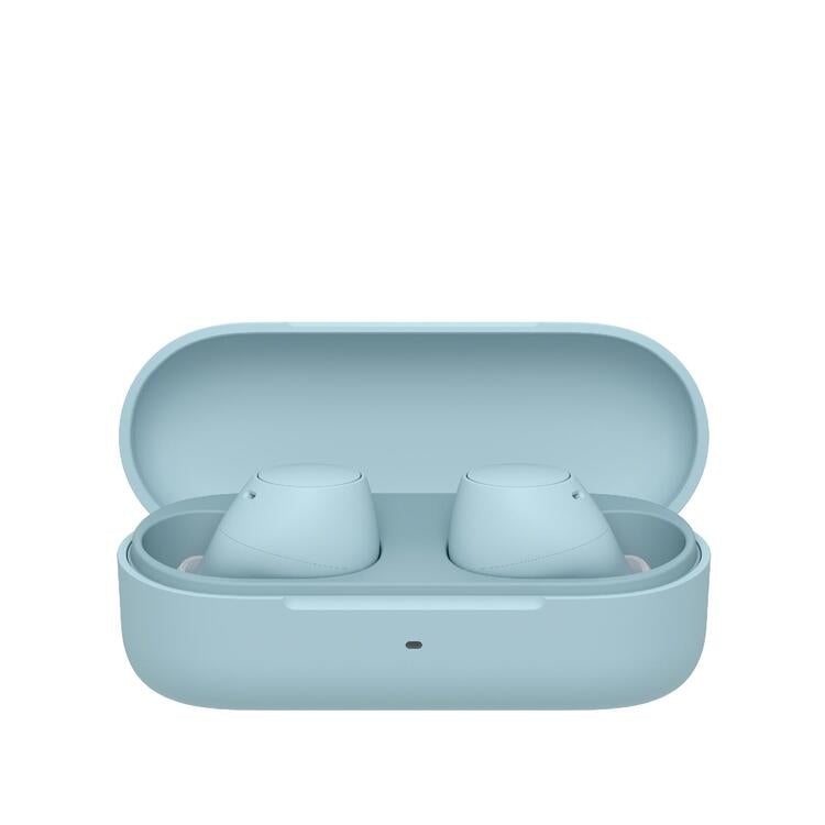 Sony WF-C510 | Écouteurs intra-auriculaires - 100% Sans fil - Bluetooth - Microphone - Jusqu'à 22 heures d'autonomie - IPX4 - Bleu Pâle-SONXPLUS Rivière-du-Loup