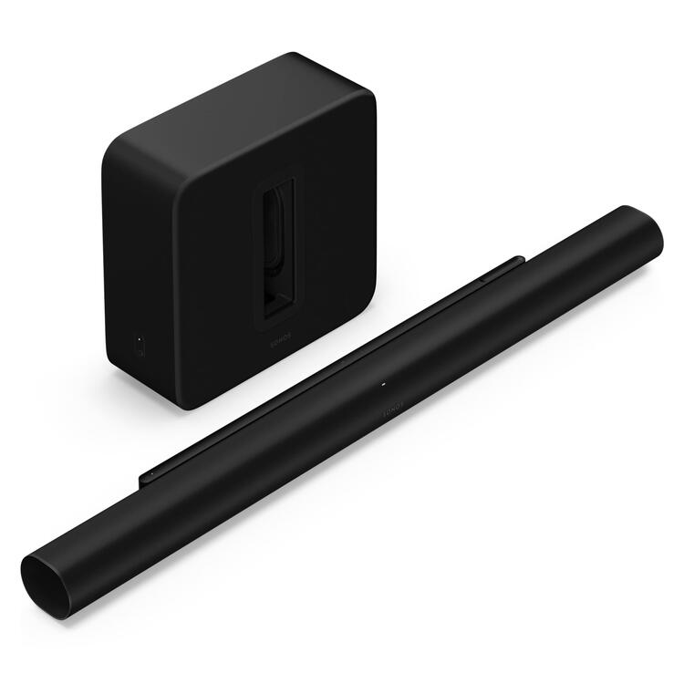 Sonos | Ensemble de divertissement haut de gamme avec Arc Ultra - 9.1.4 Canaux - Noir-SONXPLUS Rivière-du-Loup