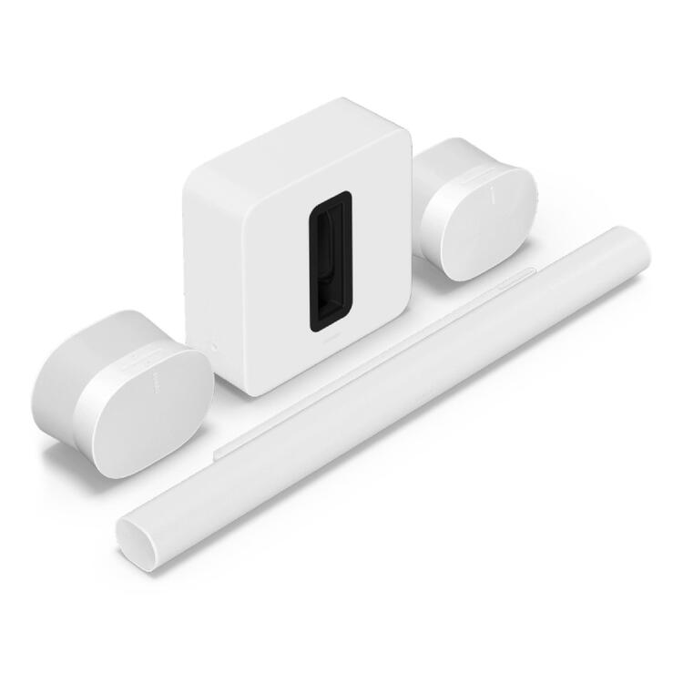 Sonos | Ensemble immersif suprême avec Arc Ultra - 9.1.4 Canaux + 2 Era 300 + Sub 4 - Blanc-SONXPLUS Rivière-du-Loup
