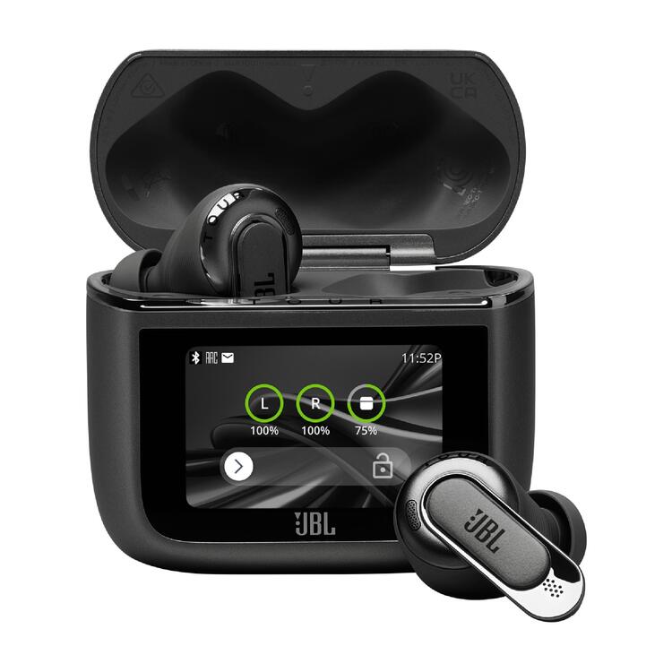 JBL TOUR PRO 3 | Écouteurs intra-auriculaires - Bluetooth - 6 microphones - Étui intelligent - Noir-SONXPLUS Rivière-du-Loup