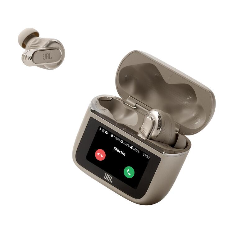 JBL TOUR PRO 3 | Écouteurs intra-auriculaires - Bluetooth - 6 microphones - Étui intelligent - Latté-SONXPLUS Rivière-du-Loup