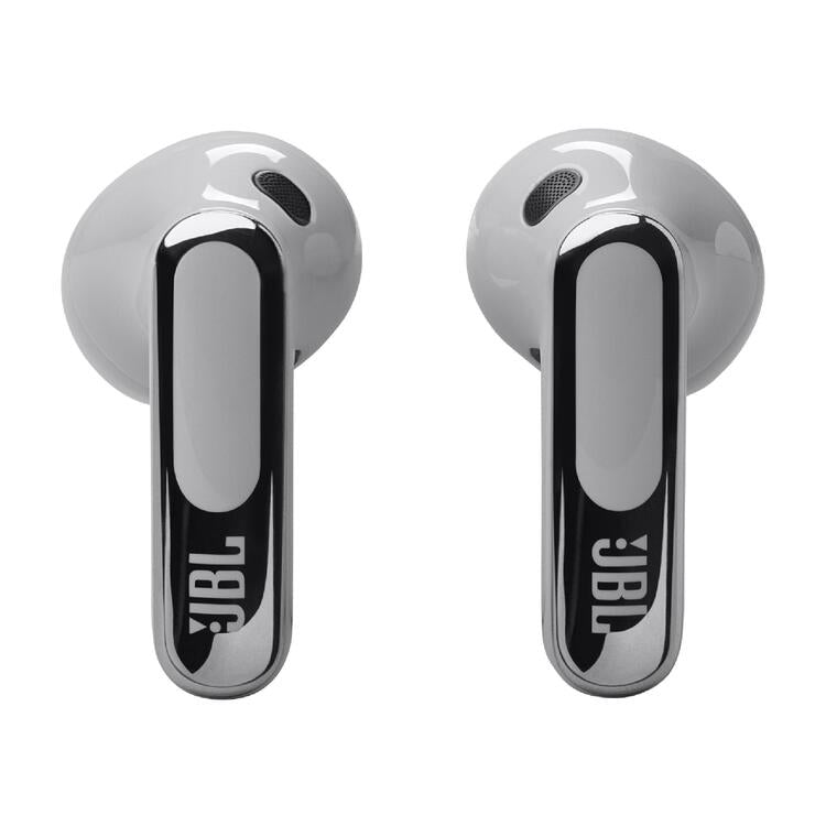 JBL Live Flex 3 | Écouteurs intra-auriculaire - Sans fil - Réduction de bruit - Écran tactile 1,45" - Argent-SONXPLUS Rivière-du-Loup