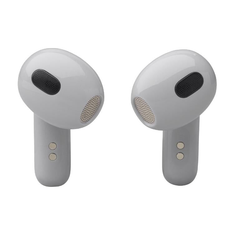 JBL Live Flex 3 | Écouteurs intra-auriculaire - Sans fil - Réduction de bruit - Écran tactile 1,45" - Argent-SONXPLUS Rivière-du-Loup
