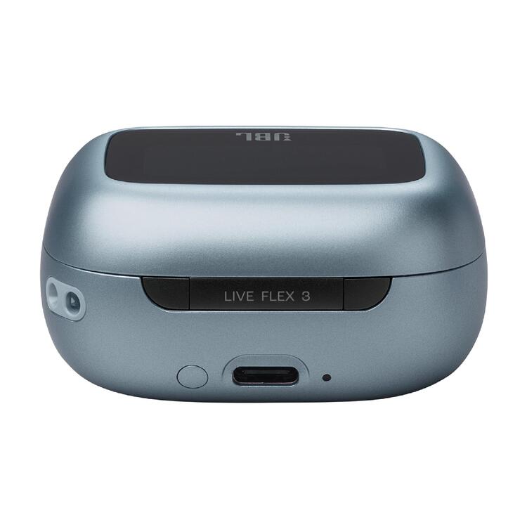 JBL Live Flex 3 | Écouteurs intra-auriculaire - Sans fil - Réduction de bruit - Écran tactile 1,45" - Bleu-SONXPLUS Rivière-du-Loup
