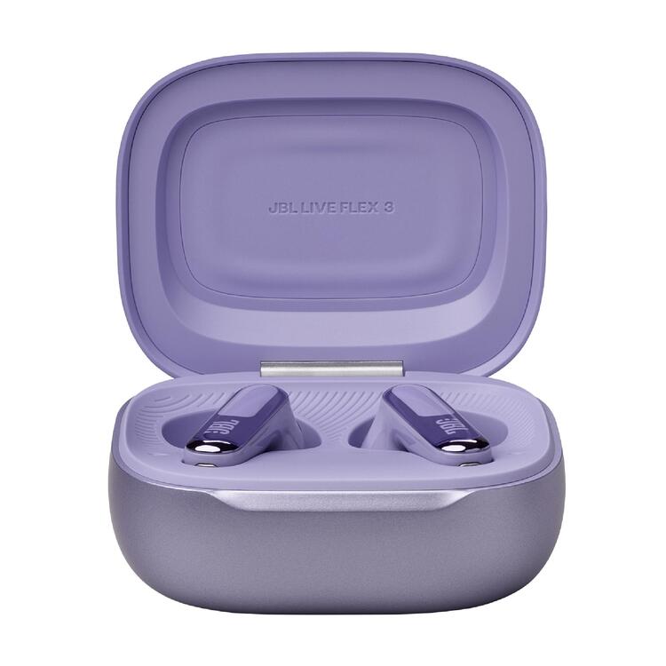 JBL Live Flex 3 | Écouteurs intra-auriculaire - Sans fil - Réduction de bruit - Écran tactile 1,45" - Mauve-SONXPLUS Rivière-du-Loup