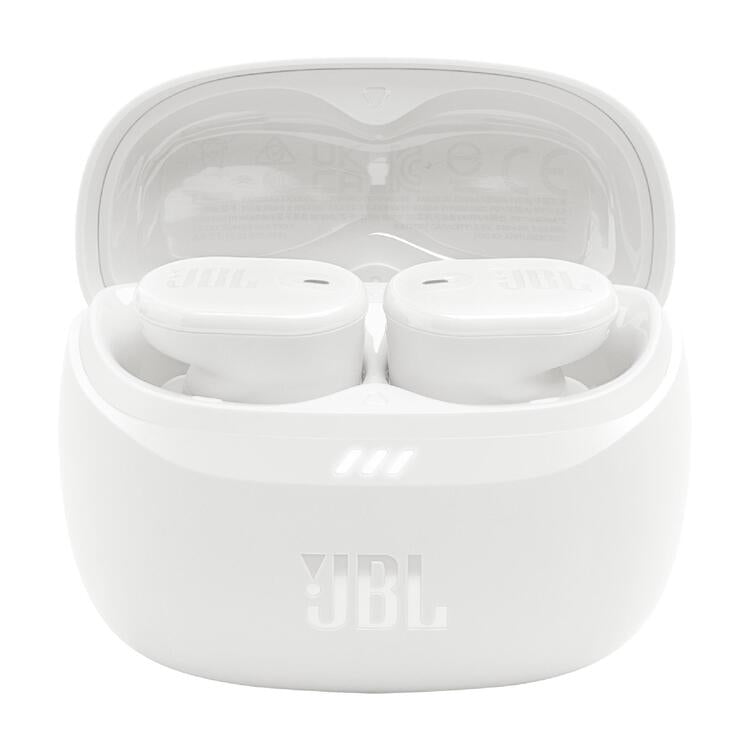 JBL Tune Buds 2 | Écouteurs intra-auriculaires - 100% - Sans fil - Bluetooth - Réduction de bruit - 6 microphones - Blanc-SONXPLUS Rivière-du-Loup