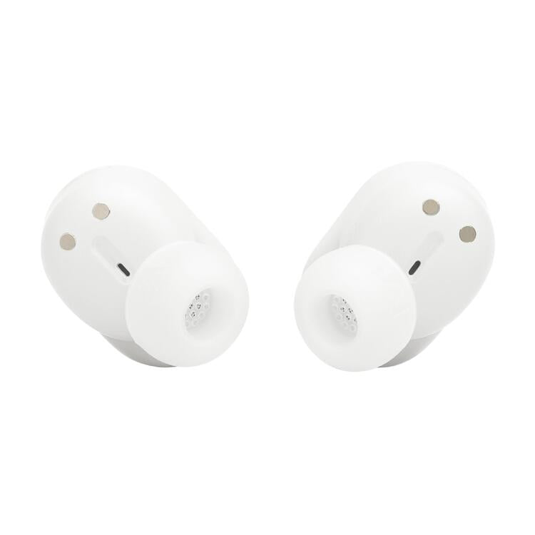 JBL Tune Buds 2 | Écouteurs intra-auriculaires - 100% - Sans fil - Bluetooth - Réduction de bruit - 6 microphones - Blanc-SONXPLUS Rivière-du-Loup