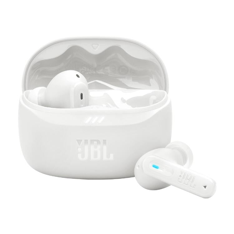 JBL Tune Beam 2 | Écouteurs intra-auriculaires - 100% Sans fil - Bluetooth - Smart Ambient - 6 Microphones - Blanc-SONXPLUS Rivière-du-Loup