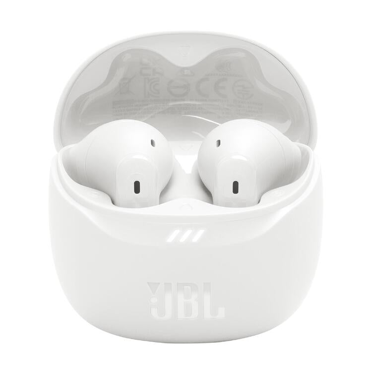 JBL Tune Flex 2 | Écouteurs intra-auriculaires - 100% Sans fil - Bluetooth - Réduction de bruit - 6 Microphones - IP54 - Blanc-SONXPLUS Rivière-du-Loup