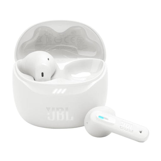 JBL Tune Flex 2 | Écouteurs intra-auriculaires - 100% Sans fil - Bluetooth - Réduction de bruit - 6 Microphones - IP54 - Blanc-SONXPLUS Rivière-du-Loup