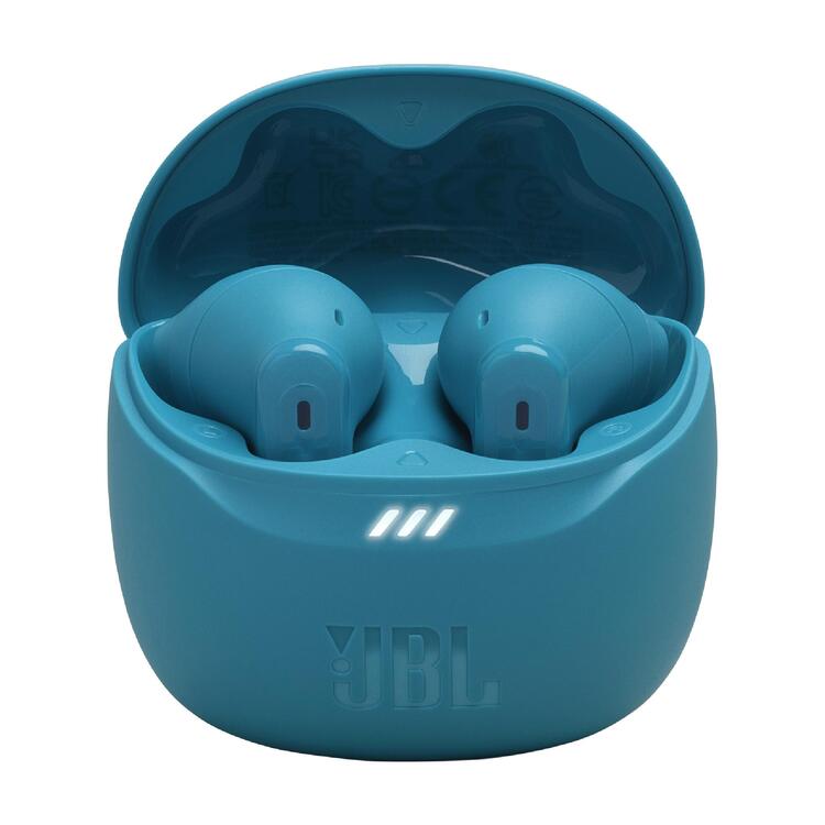 JBL Tune Flex 2 | Écouteurs intra-auriculaires - 100% Sans fil - Bluetooth - Réduction de bruit - 6 Microphones - IP54 - Turquoise-SONXPLUS Rivière-du-Loup