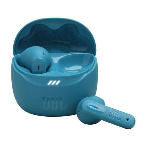 JBL Tune Flex 2 | Écouteurs intra-auriculaires - 100% Sans fil - Bluetooth - Réduction de bruit - 6 Microphones - IP54 - Turquoise-SONXPLUS Rivière-du-Loup