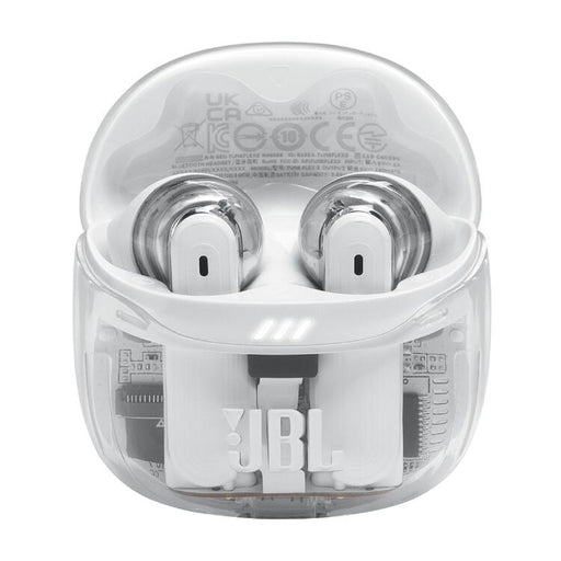 JBL Tune Flex 2 | Écouteurs intra-auriculaires - 100% Sans fil - Bluetooth - Réduction de bruit - 6 Microphones - IP54 - Blanc Fantôme-SONXPLUS Rivière-du-Loup