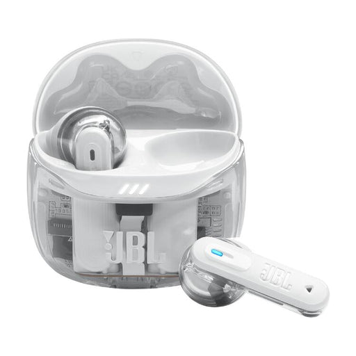 JBL Tune Flex 2 | Écouteurs intra-auriculaires - 100% Sans fil - Bluetooth - Réduction de bruit - 6 Microphones - IP54 - Blanc Fantôme-SONXPLUS Rivière-du-Loup