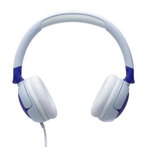 JBL JR320 | Écouteurs filaires circum-auriculaires pour enfant - JBL Safe Sound - Microphone - Bleu-SONXPLUS Rivière-du-Loup