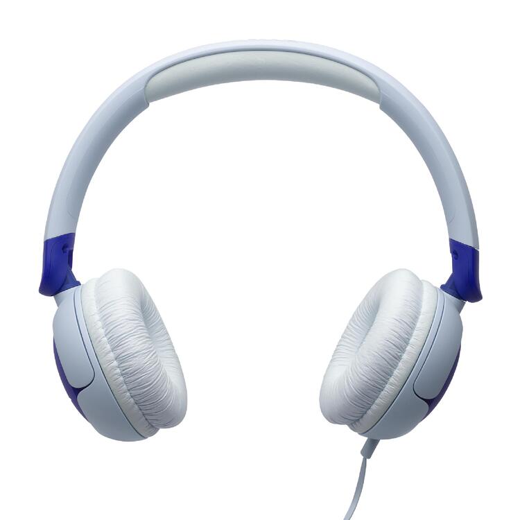 JBL JR320 | Écouteurs filaires circum-auriculaires pour enfant - JBL Safe Sound - Microphone - Bleu-SONXPLUS Rivière-du-Loup