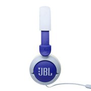 JBL JR320 | Écouteurs filaires circum-auriculaires pour enfant - JBL Safe Sound - Microphone - Bleu-SONXPLUS Rivière-du-Loup