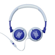 JBL JR320 | Écouteurs filaires circum-auriculaires pour enfant - JBL Safe Sound - Microphone - Bleu-SONXPLUS Rivière-du-Loup