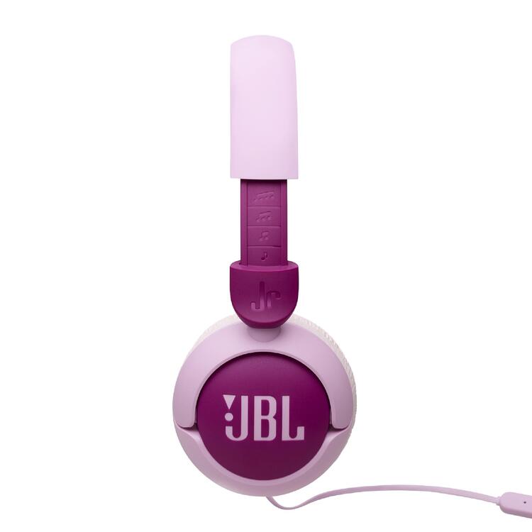 JBL JR320 | Écouteurs filaires circum-auriculaires pour enfant - JBL Safe Sound - Microphone - Mauve-SONXPLUS Rivière-du-Loup