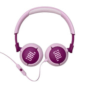 JBL JR320 | Écouteurs filaires circum-auriculaires pour enfant - JBL Safe Sound - Microphone - Mauve-SONXPLUS Rivière-du-Loup