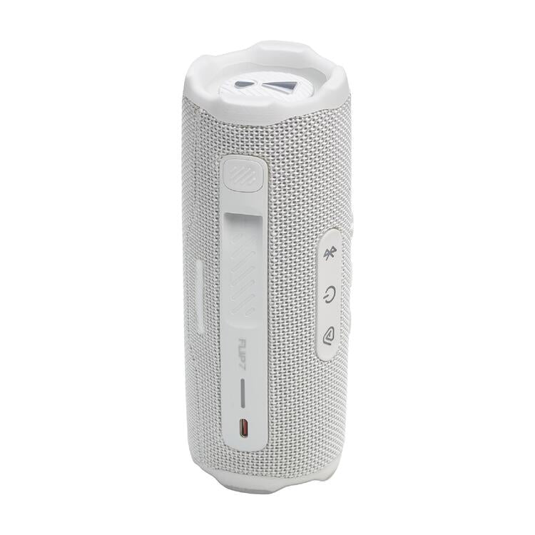 JBL Flip 7 | Haut-parleur portable - Bluetooth - Étanche - Jusqu'à 14 heures d'autonomie - Blanc-SONXPLUS Rivière-du-Loup