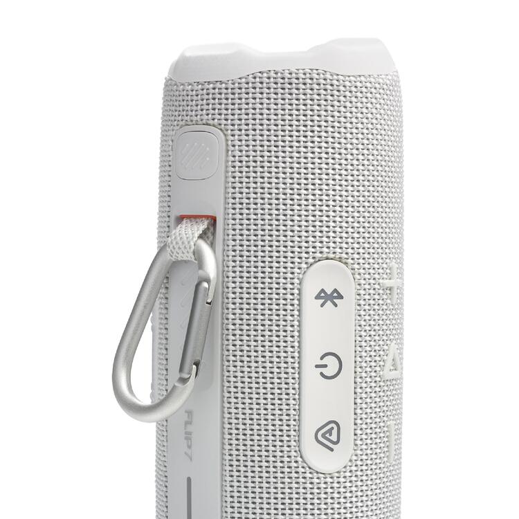 JBL Flip 7 | Haut-parleur portable - Bluetooth - Étanche - Jusqu'à 14 heures d'autonomie - Blanc-SONXPLUS Rivière-du-Loup