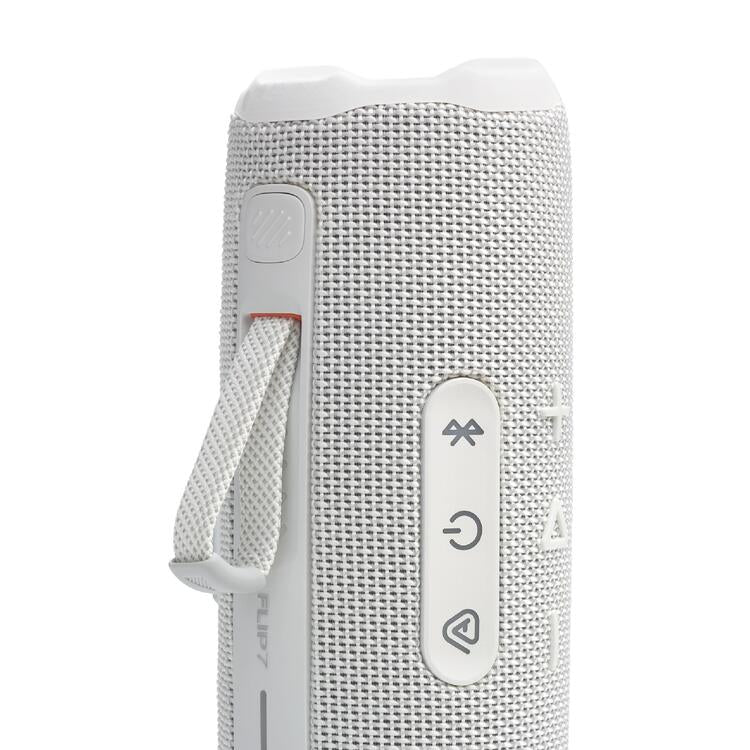 JBL Flip 7 | Haut-parleur portable - Bluetooth - Étanche - Jusqu'à 14 heures d'autonomie - Blanc-SONXPLUS Rivière-du-Loup