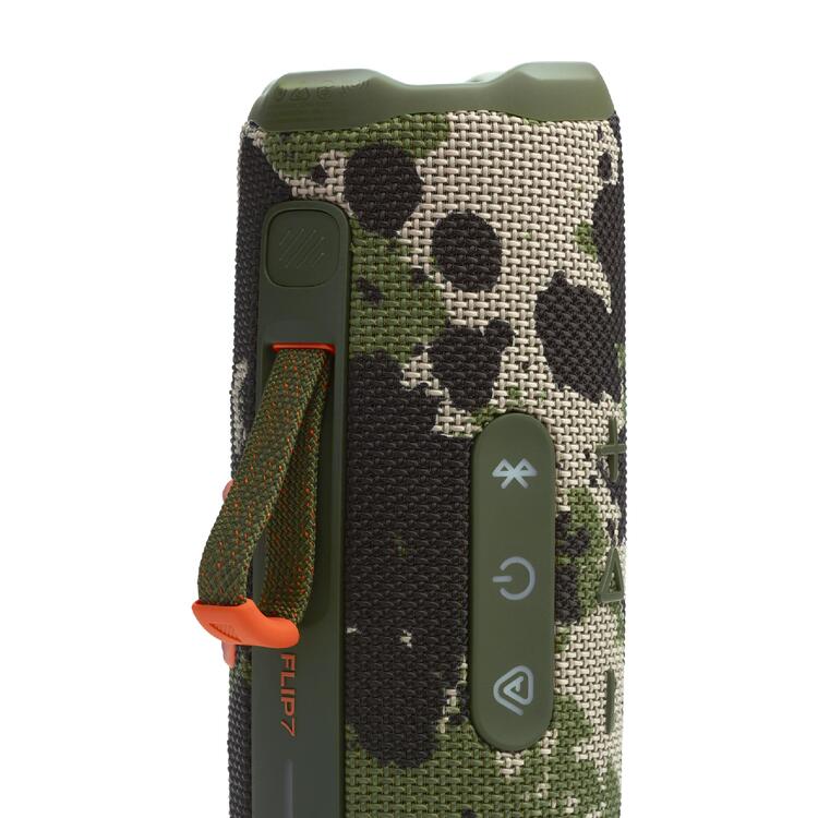 JBL Flip 7 | Haut-parleur portable - Bluetooth - Étanche - Jusqu'à 14 heures d'autonomie - Camouflage-SONXPLUS Rivière-du-Loup