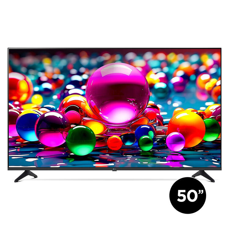 LG 50UA7700PUB | Téléviseur 50" - 4K Ultra HD - DEL - Série UA7700 - HDR - Smart WebOS - 60 Hz natif - Processeur IA a7 Gen8 4K - Noir-SONXPLUS Rivière-du-Loup