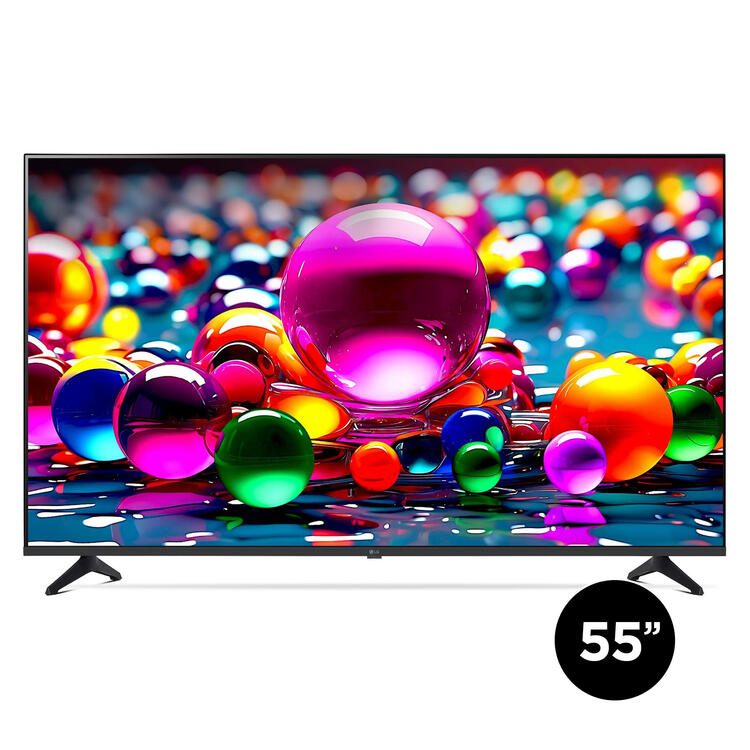 LG 55UA7700PUB | Téléviseur 55" - 4K Ultra HD - DEL - Série UA7700 - HDR - Smart WebOS - 60 Hz natif - Processeur IA a7 Gen8 4K - Noir-SONXPLUS Rivière-du-Loup