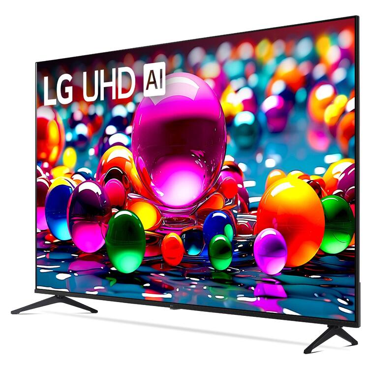 LG 75UA7700PUA | Téléviseur 75" - 4K Ultra HD - DEL - Série UA7700 - HDR - Smart WebOS - 60 Hz natif - Processeur IA a7 Gen8 4K - Noir-SONXPLUS Rivière-du-Loup