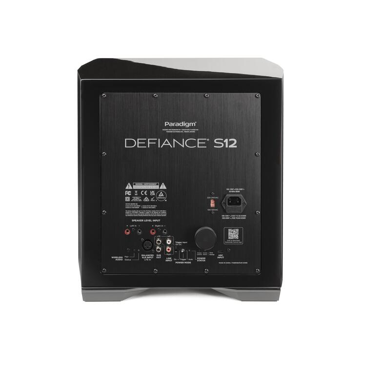 Paradigm DEFIANCE S12 | Caisson de graves 12" - 800W RMS - Unité-SONXPLUS Rivière-du-Loup