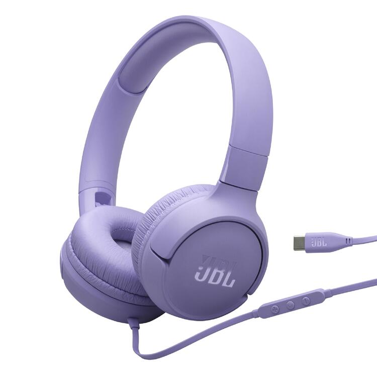JBL Tune 520C | Écouteurs Supra-auriculaires - USB-C - Bluetooth - Mauve-SONXPLUS Rivière-du-Loup