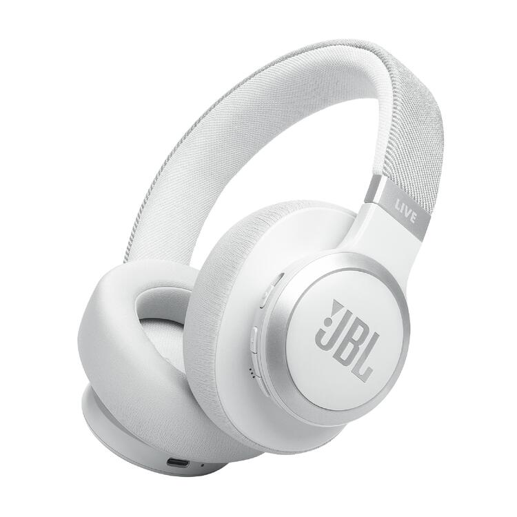 JBL Live 770NC | Écouteurs circum-auriculaires - Sans fil - Bluetooth - Blanc-SONXPLUS Rivière-du-Loup