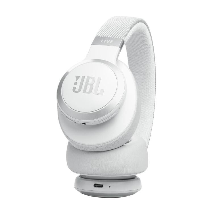JBL Live 770NC | Écouteurs circum-auriculaires - Sans fil - Bluetooth - Blanc-SONXPLUS Rivière-du-Loup