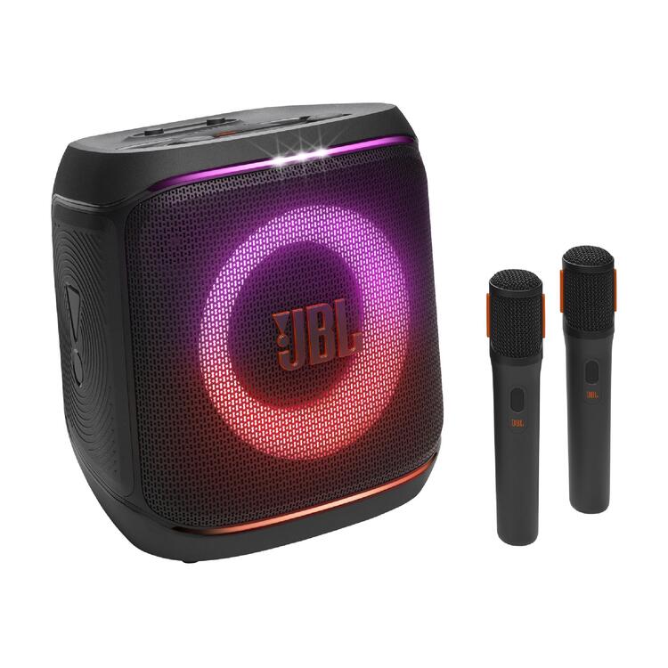 JBL PartyBox Encore 2 | Haut-parleur portatif - Sans fil - Bluetooth - 100 W - 2 Microphones inclus - Noir-SONXPLUS Rivière-du-Loup